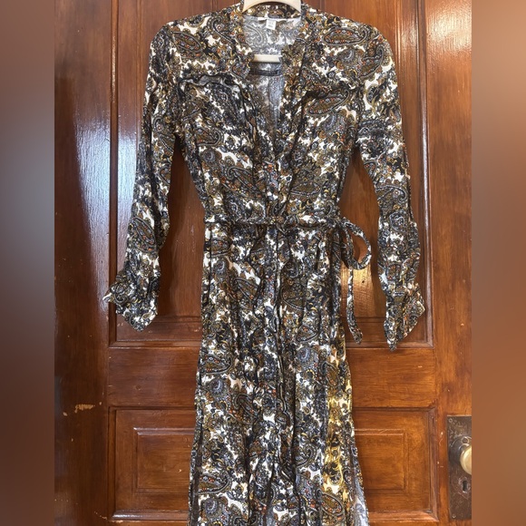 Topshop Ruffle Button Down Dress - Picture 10 of 11